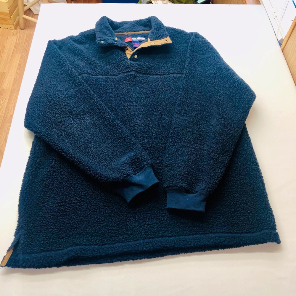 Reel Legends Navy Sherpa Pullover